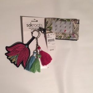 Sakroots critter keychain & ID Wallet